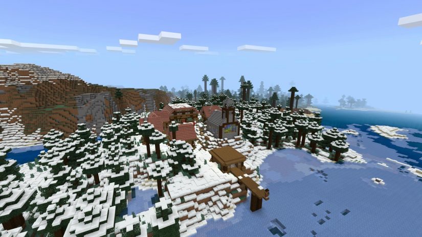 12. Dezember: Winterdorf in Minecraft